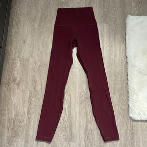 Lululemon align super high rise leggings size 2